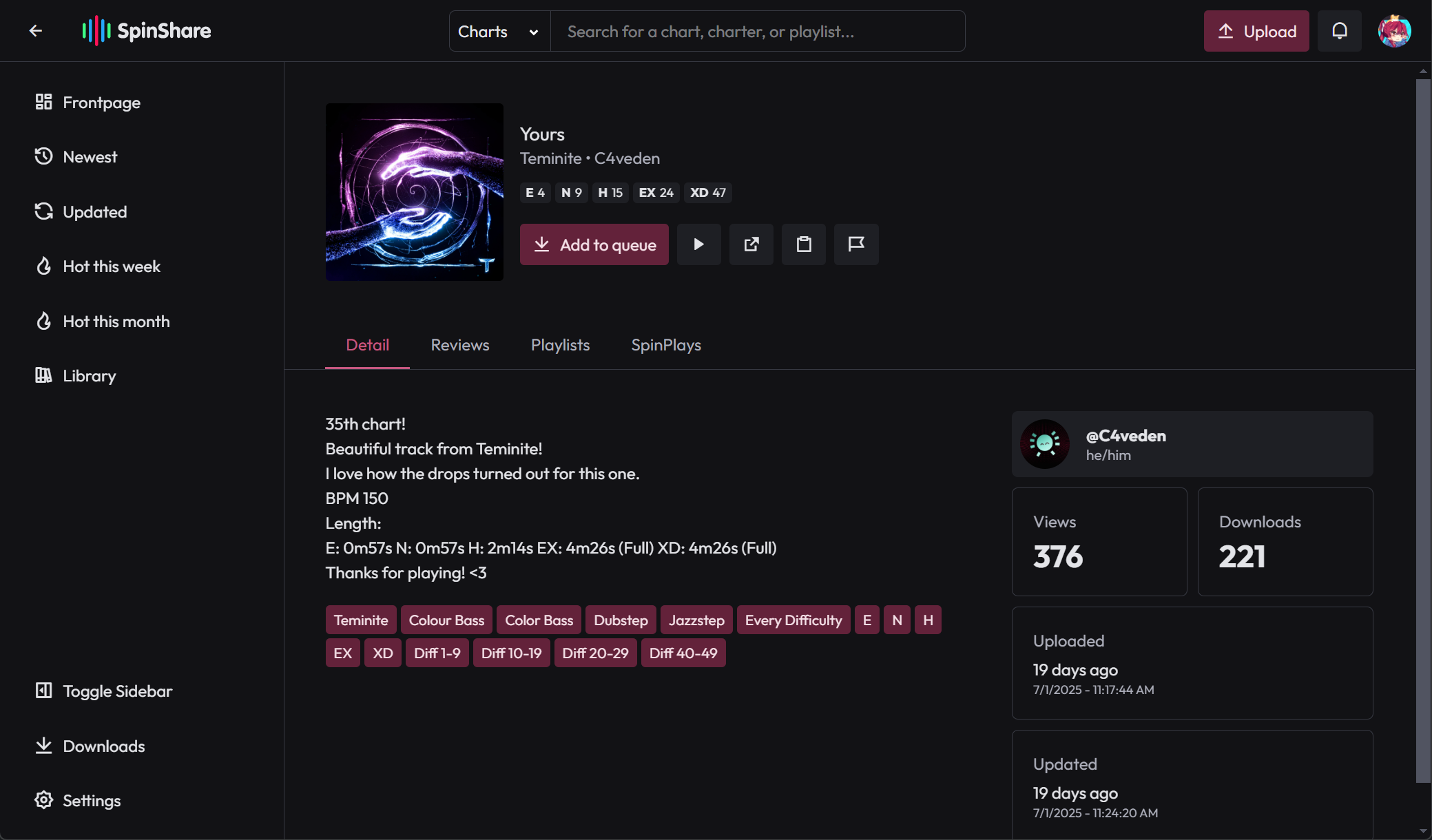 Client Next Screenshot