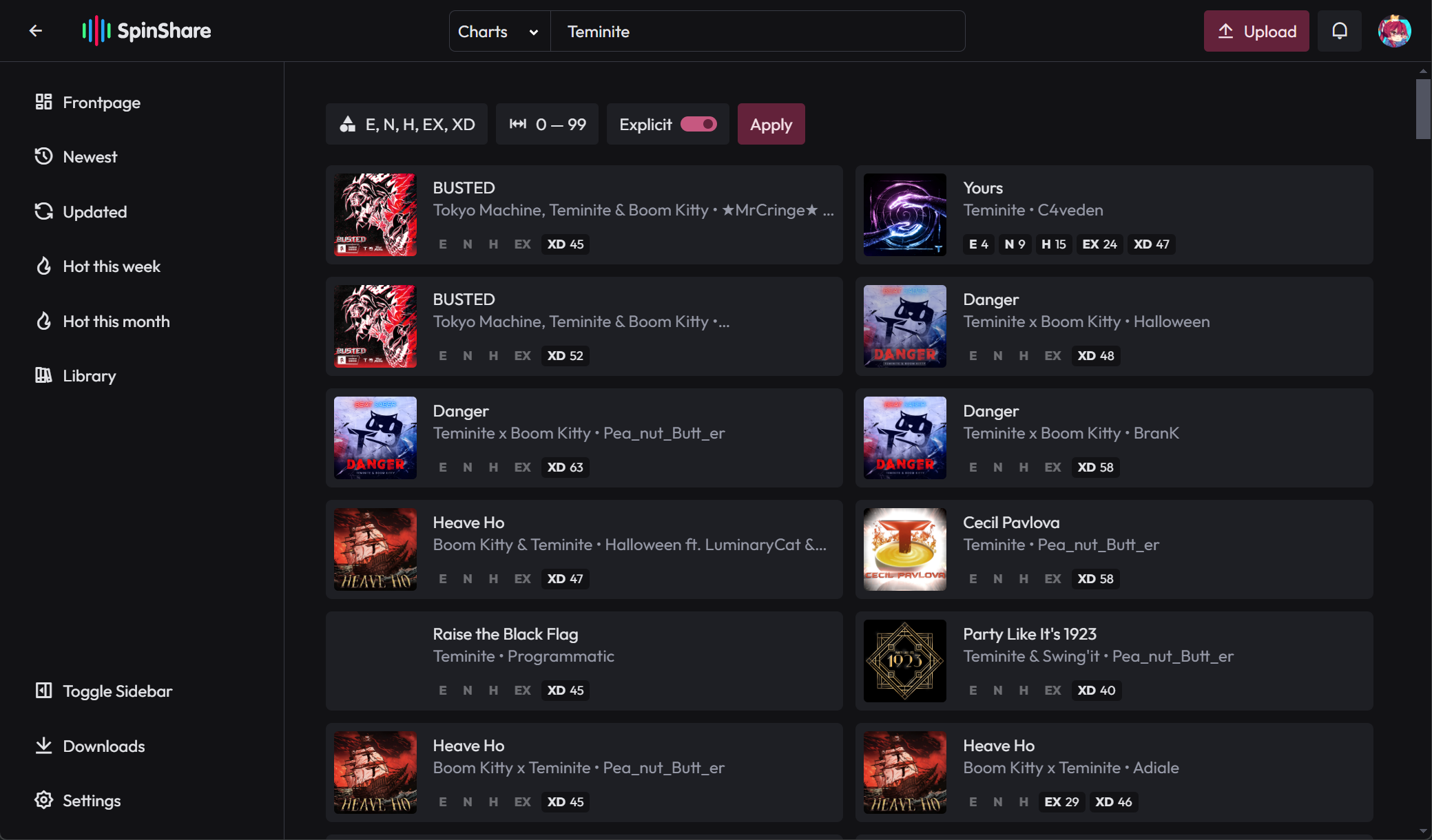 Client Next Screenshot